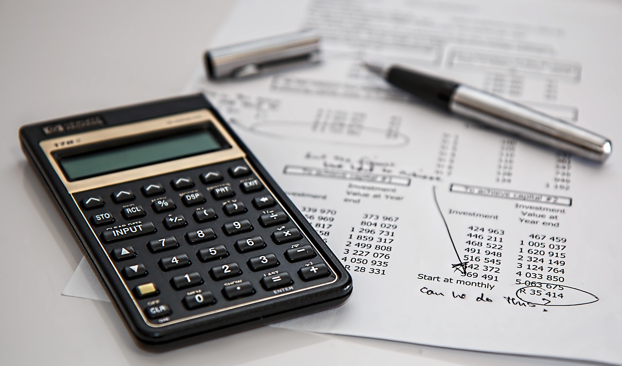 small business owner reviewing invoice
